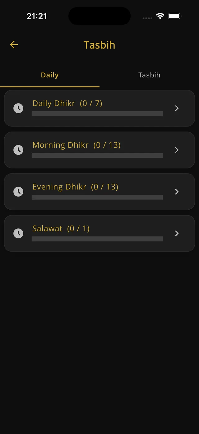 Daily dhikr